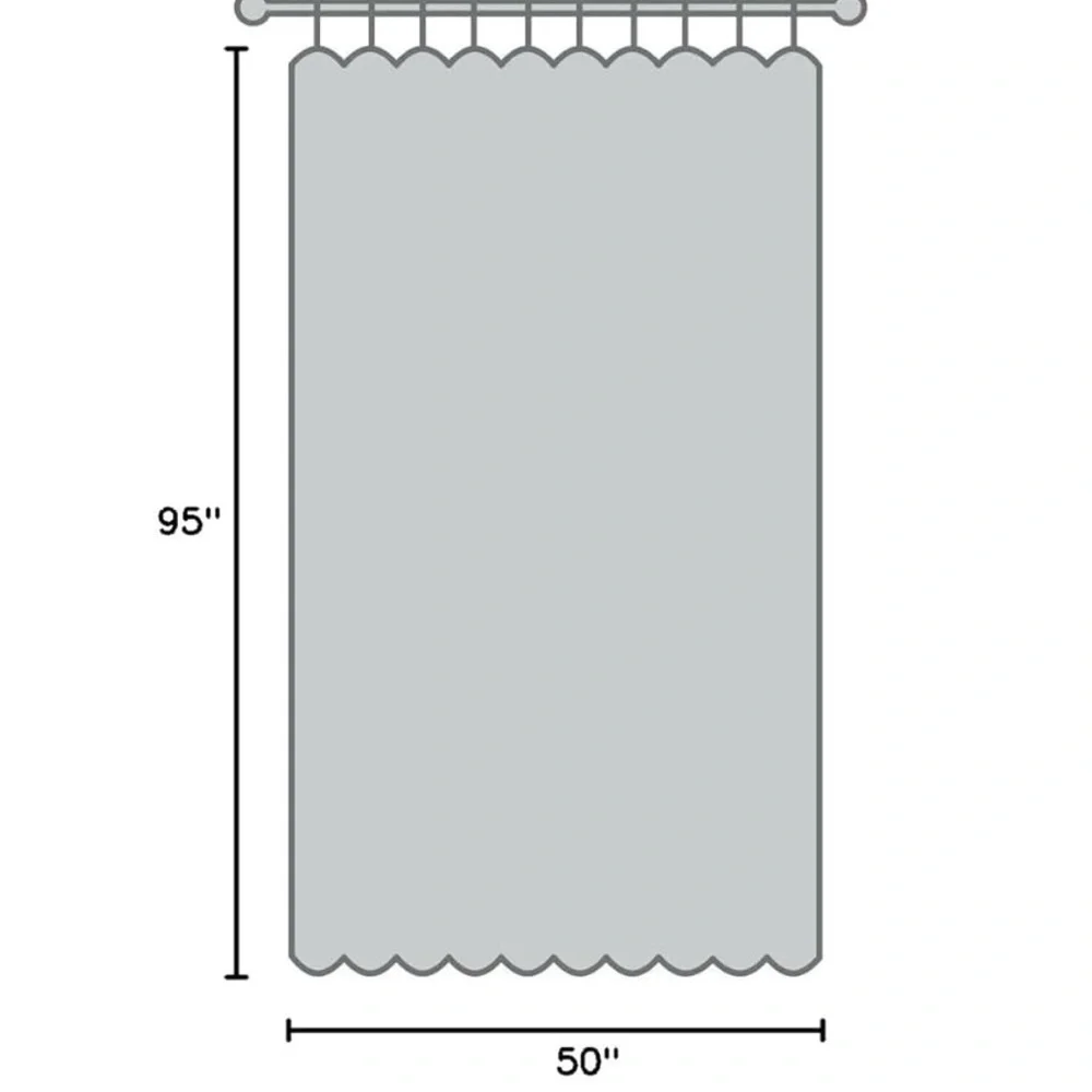 Ombré Full Blackout Curtain Panels 95” Cream White to Indigo Blue New in Package - Picture 2 of 11